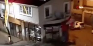 Giresun'daki sel felaketi böyle görüntülendi: Dere geliyor
