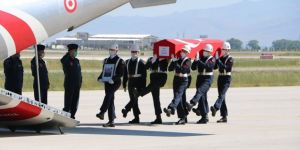 Şehit Uzman Çavuş Ak’ın naaşı düzenlenen törenle memleketi Ordu'ya uğurlandı