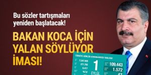 ''Sağlık Bakanı Koca yalan söylüyor'' iması!