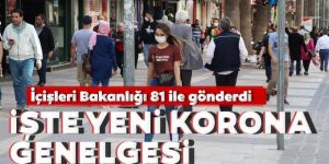 İçişleri Bakanlığından yeni korona virüs genelgesi