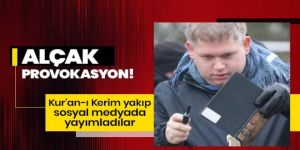 Kur'an-ı Kerim yakarak sosyal medyada yayımladılar