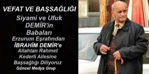 Vefat ve Başsağlığı