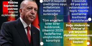 Erdoğan kritik toplantı sonrası ulusa seslendi!