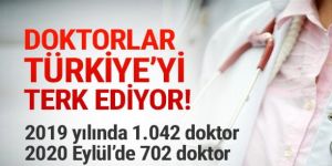 Korkutan rakamlar! Doktorlar Türkiye'den kaçıyor!