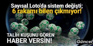 Sayısal Loto'da sistem değişti; 6 rakamı bilen çıkmıyor!