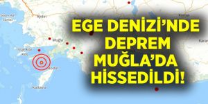 Ege Denizi'nde 5 büyüklüğünde deprem!