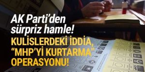 AK Parti harekete geçti; seçim barajı düşüyor!
