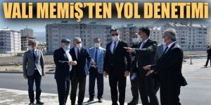 Vali Memiş'ten yol denetimi