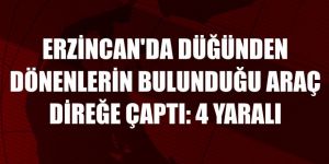 Erzurum geliyorlardı: 4 yaralı