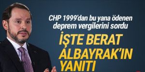 Albayrak deprem vergileri için de ''link'' verdi