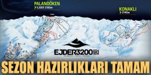 Palandöken'de sezon hazırlıkları tamam