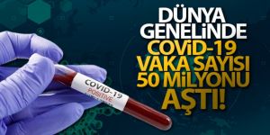 Dünya genelinde Covid-19 vaka sayısı 50 milyonu aştı