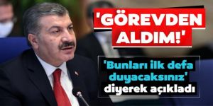 Bakan Koca 'Bunları ilk defa duyacaksınız' diyerek açıkladı!