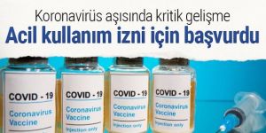 Pfizer/BioNTech koronavirüs aşısının acil kullanımı için başvurdu