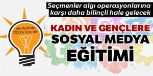 Kadın ve gençlere sosyal medya eğitimi