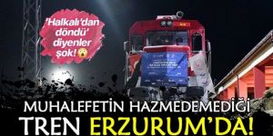 Türkiye'den Çin'e giden ilk ihracat treni Erzurum'da!