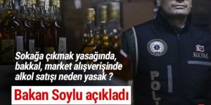 Bakan Soylu sokağa çıkma yasağındaki ''alkol yasağı''nın nedenini açıkladı