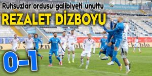 Erzurum galibiyete hasret: 0-1