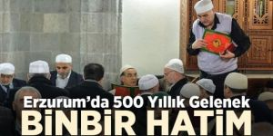 Erzurum'un asırlık geleneği '1001 Hatim'in okunmasına başlandı