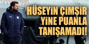 B.B. Erzurumspor, Çimşir'le ligde yine gol atamadı