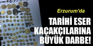 Jandarma tarihi eser kaçakçılarını yakaladı