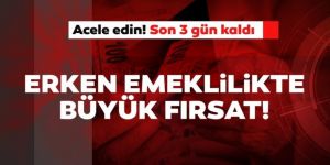 Erken emekli olmak isteyenler dikkat!
