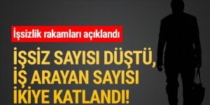 İşsizlik rakamları açıklandı; işsizlik düştü, iş arayan 2'ye katlandı!