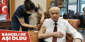 Bahçeli de aşı oldu