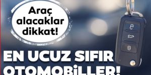 İşte Ocak 2021 en ucuz sıfır otomobiller listesi