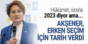 Akşener: Haziran gibi, 2021’de erken seçim bekliyorum