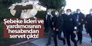 Şebeke lideri ve yardımcısının hesabından servet çıktı