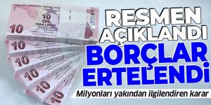 Esnaf ve sanatkarların borç ertelemesi ile ilgili karar Resmi Gazete'de!