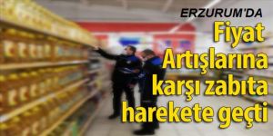 Aziziye Belediyesinden gıda fiyatlarına sıkı denetim