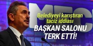 Belediyede taciz iddiası! Başkan toplantıyı terk etti