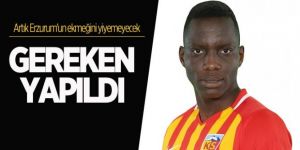 Satılmış Ackah süresiz kadro dışı bırakıldı