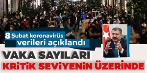 İşte 8 Şubat Türkiye verileri