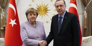 Cumhurbaşkanı Erdoğan Angela Merkel ile görüştü