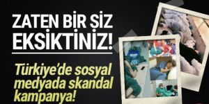 Sosyal medyada tepki çeken maske kampanyası