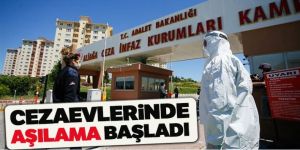Cezaevlerinde aşılama başladı