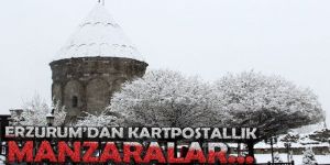 Erzurum’da kartpostallık eşsiz manzaralar