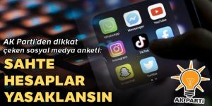 AK Parti'den dikkat çeken sosyal medya anketi