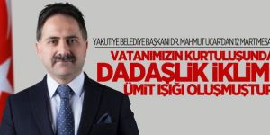 Başkan Uçar’dan 12 Mart mesajı