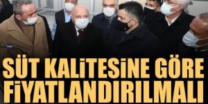 Bakan Pakdemirli: Süt kalitesine göre fiyatlandırılmalı