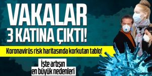 Koronavirüs risk haritasında korkutan tablo!