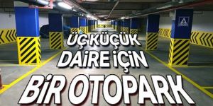 Üç küçük daire için bir otopark