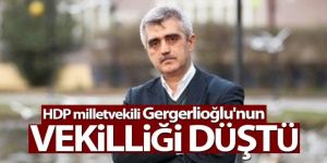 HDP milletvekili Gergerlioğlu'nun vekilliği düştü