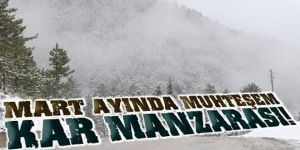 Karla kaplı Erzurum’un muhteşem manzarası havadan görüntülendi