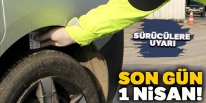 Zorunlu kış lastiği uygulaması 1 Nisan'da sona erecek