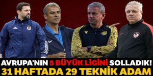 Teknik direktör istikrarsızlığında Süper Lig’in rakibi yok