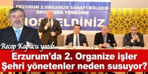ERZURUM'DA BU SUSKUNLUK NİYE?